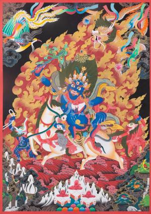 Palden Lhamo or Shri Devi The Queen who averts War and the personal protector of Dalai Lama
